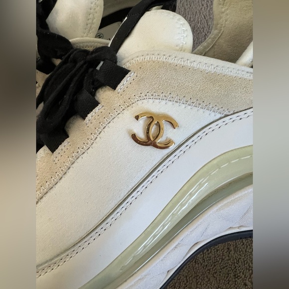 CHANEL Mixed Fiber Sneakers 38 - Picture 7 of 13